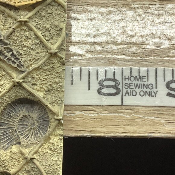 3D Seashell Ocean Photo Frame Sentimental Poem Vacation Memories Resin 7" x 5.5" - Picture 9 of 12